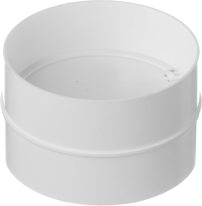 Backdraft Damper – Inline Duct Connector – Round Plastic Check Valve - Image 4