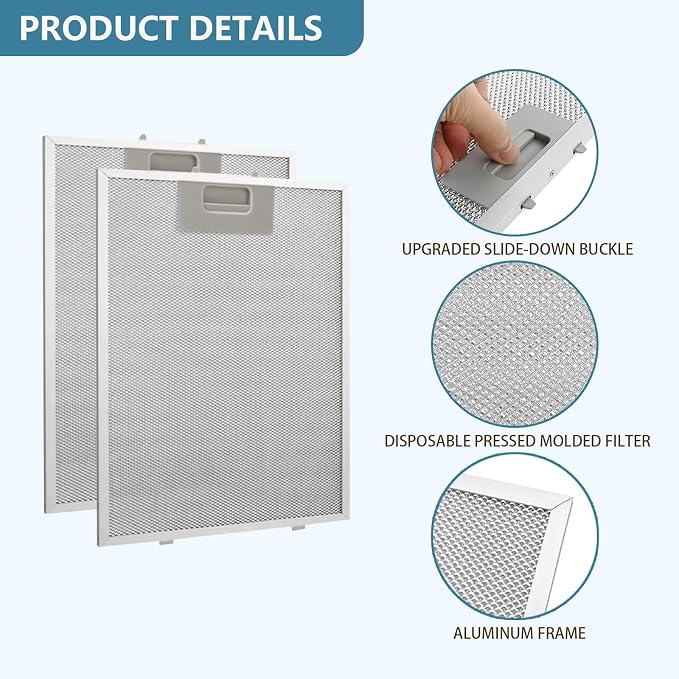 BPPFA30 Range Hood Filter 11.81" x 16.25" Replacement - Image 4