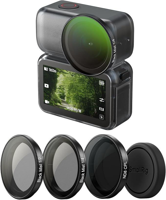 SmallRig Nano Filters Kit for DJI Osmo Nano, Including 1/2 Black Diffusion by SmallRig