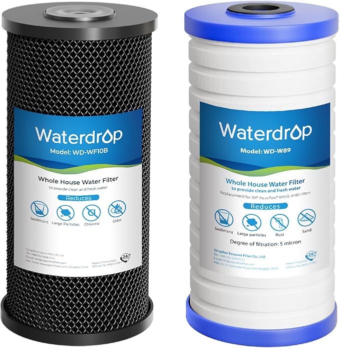 Waterdrop WF10BG Whole House Water Filter, Compatible by Waterdrop