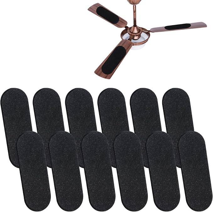 12 Pack Ceiling Fan Filters for Blades, Activated Coconut Shell Carbon Ceiling by Unknown