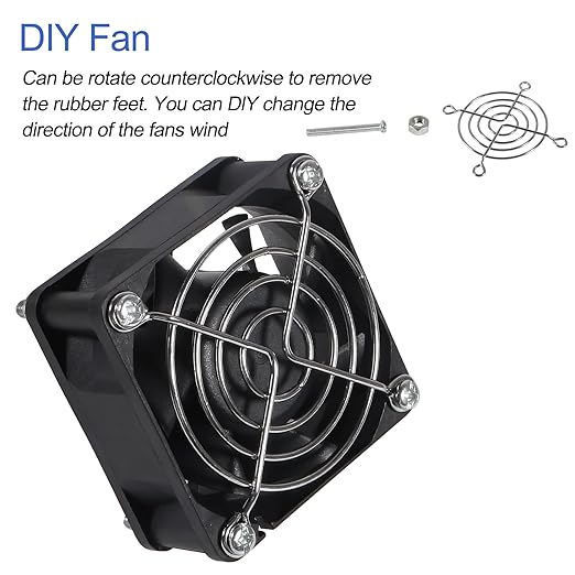 UMLIFE 4-Pack Quiet 60mm USB Fan Dual-Ball Bearings, 60mm x 60mm x 25mm 5V - Image 6