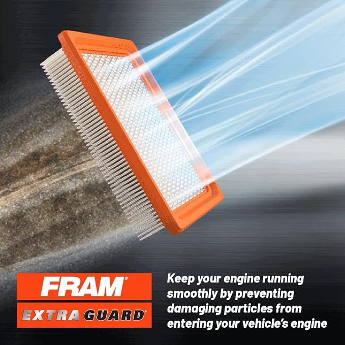 FRAM Extra Guard Rigid Panel Engine Air Filter Replacement, Easy Install - Image 4