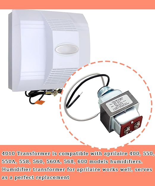 4010 Transformer Fits for Aprilaire 400, 600 Humidifiers, 110V to 24V - Image 3