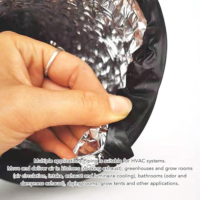 NoiseReducing 7in Dryer Vent Exhaust Hose Flexible Duct Easy Installation - Image 5