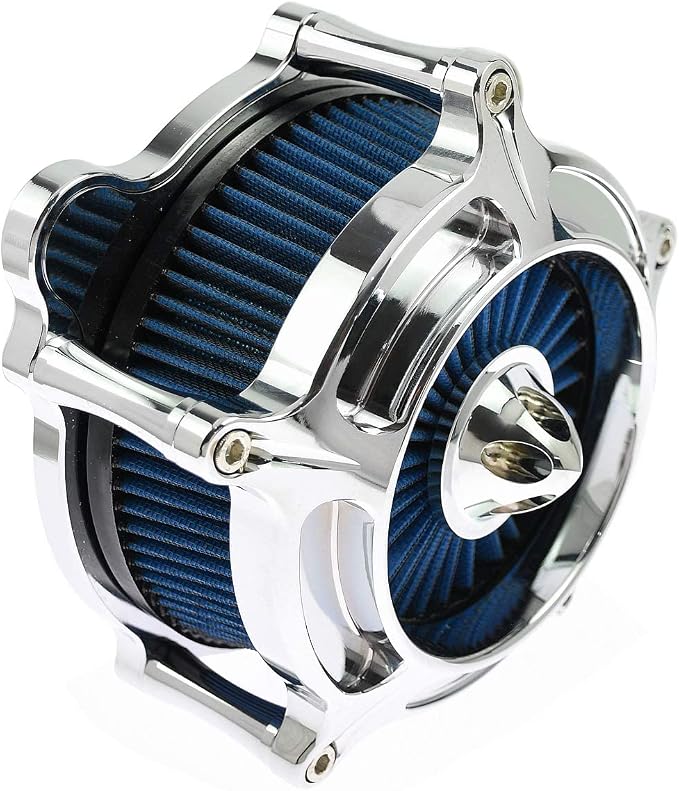 HDBUBALUS Motorcycle CNC Spike Air Cleaner Air Filter Intake System Fit - Image 2
