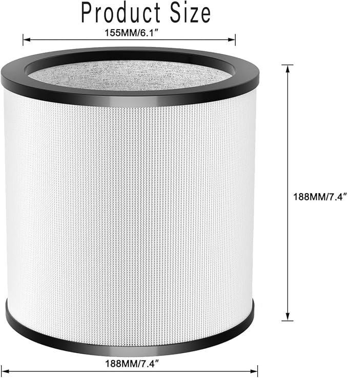 Updated TP01 Filter, 360 Glass HEPA Filter Replacement - Image 6