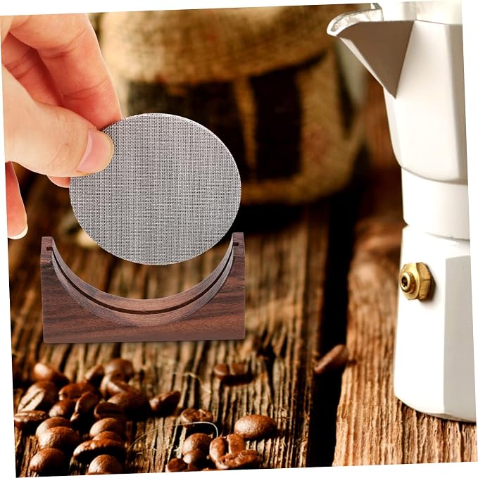 Luxshiny 4pcs Espresso Filter Screen Stainless Filter Mesh - Image 8