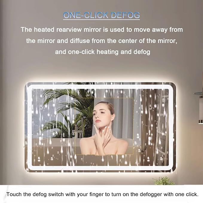 Bathroom Mirror with LED Lights，LED Bathroom Mirror，Illuminated Led Bathroom - Image 3