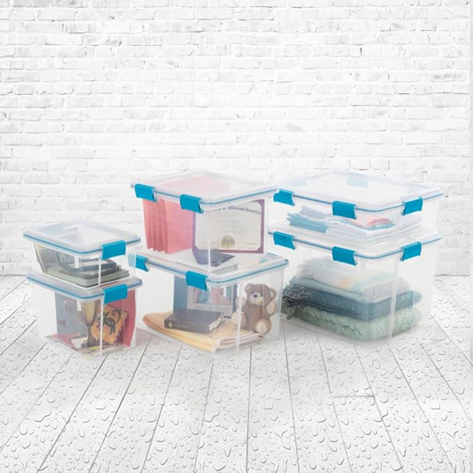 Sterilite 24-Pack Gasket Box, Weather-Resistant Storage Bins - Image 4