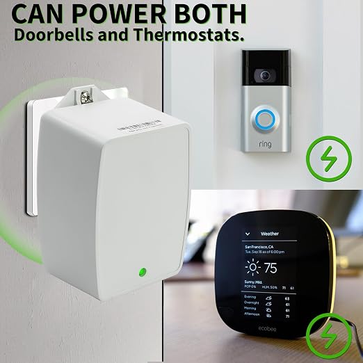 24V 40VA Plug-in AC Transformer Doorbell Power Supply | AUTO-Resetting - Image 7