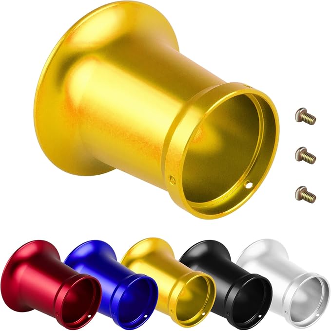 50mm Carburetor Air Filter Trumpet Velocity Stack Funnel CNC Alloy Parts Fit by enjoyyourmusic