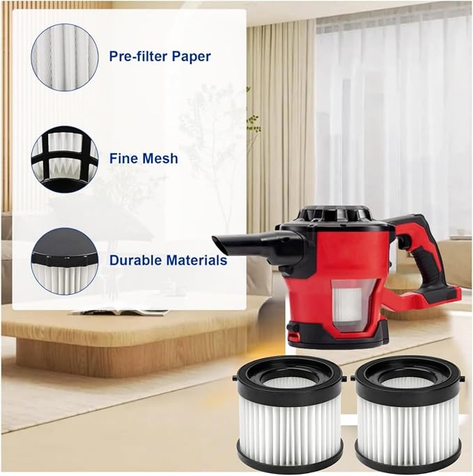（3-Pack）49-90-0160 Cartridge HEPA Filter Compatible - Image 2