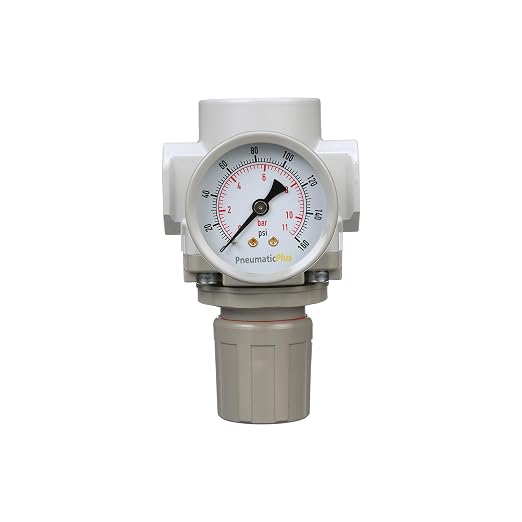 PneumaticPlus SAR400-N04BG Compressed Air Pressure Regulator 1/2" NPT - Image 2