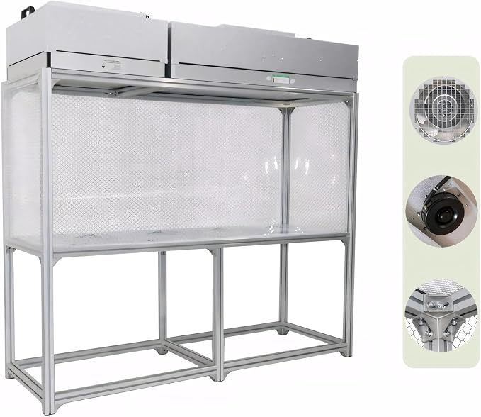 INTSUPERMAI Vertical Laminar Flow Hood Air Flow Clean Bench Workstation Lab by INTSUPERMAI