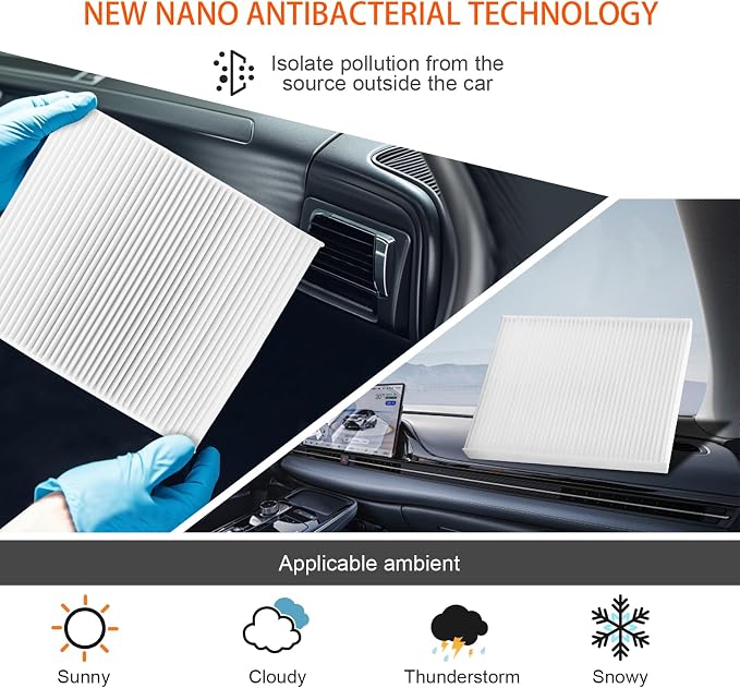 68406048AA Cabin Air Filter and Filter Access Door Fits - Image 5