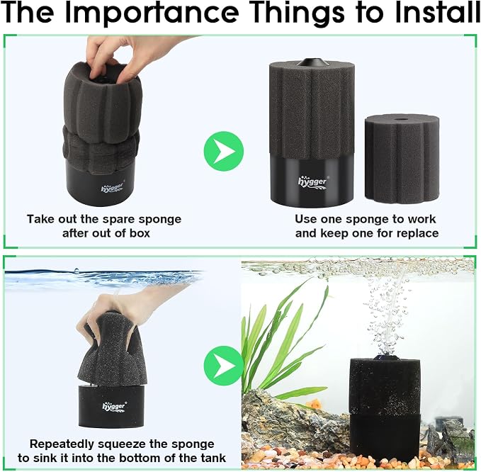 hygger Aquarium Sponge Filter 20-55 Gallon Fish Tank Filter - Image 5