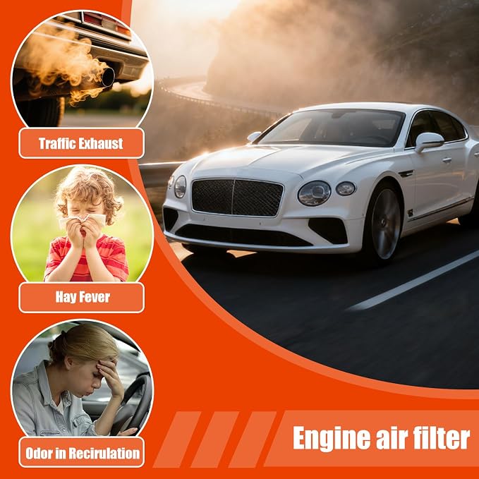 16546-6RA0A Engine Air Filter & 27277-6RC0A Cabin Air Filter Combo Set - Image 3
