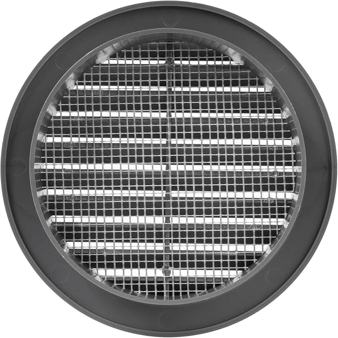Graphite/Gray 4" Inch Round Ventilation Grille - Image 2