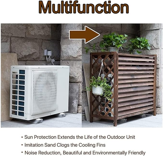 Weatherproof Outdoor Air Conditioner Cover Screen Fence - Image 4