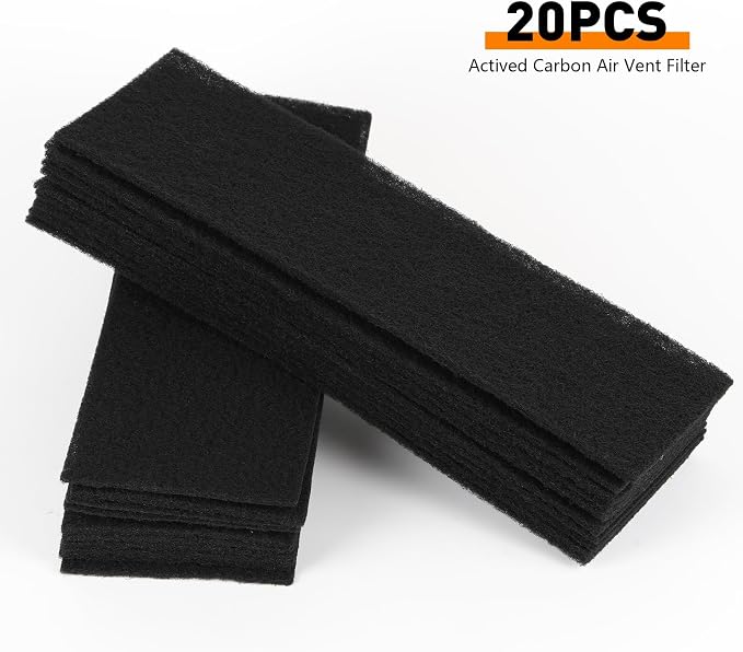 20PCS 4" x 12" Activated Carbon Air Filters - Image 2