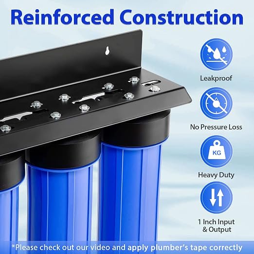 iSpring Anti-Scale Whole House Water Filter System w/Sediment, Polyphosphate - Image 2
