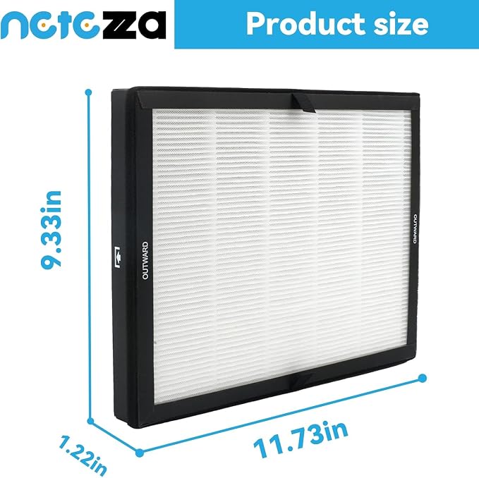 E-200 Filters Fit for Lunino Air Purifier Filter Replacement E-200, 3 Pack - Image 2