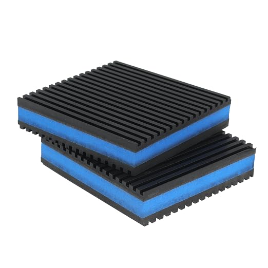 4''x 4''x 7/8'' Anti Vibration Pad, Rubber EVA Sound Isolation Vibrating Mat - Image 2