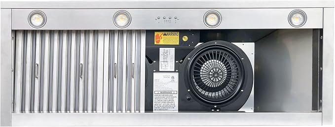 CT Copper Tailor Sloped Copper Vent Hood Wall Mount, 1150 CFM Exhaust Fan - Image 7