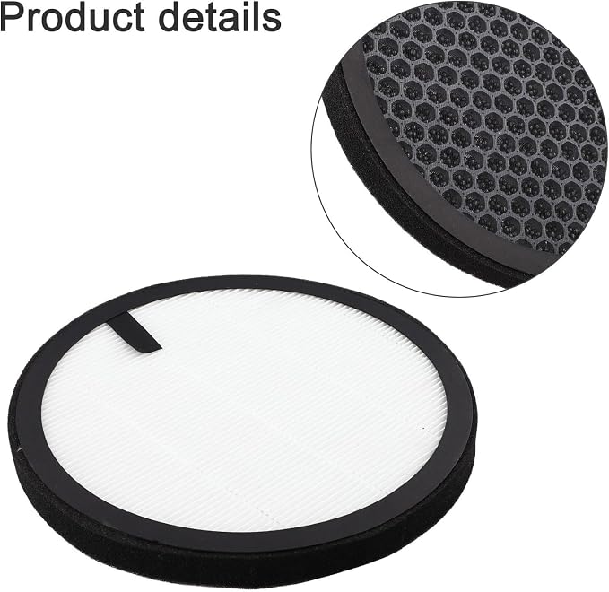 Activated Carbon HEPA Filter for PVC Pipe Air Systems, Round Duct Filter - Image 2