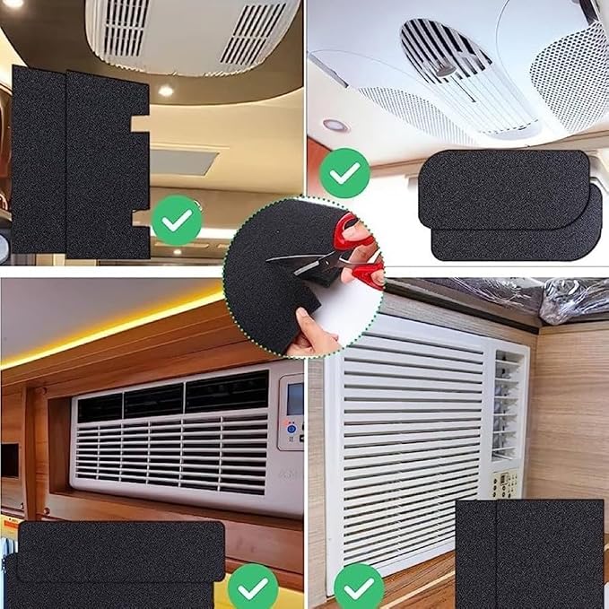 Activated Carbon Air Conditioner Filter Sheet 100x40cm, Cut-to-Fit Replacement - Image 7