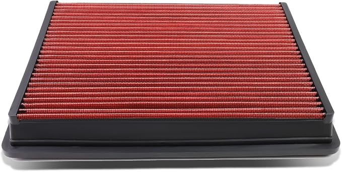 DNA Motoring AFPN-097-RD Washable Drop In Panel Air Filter by DNAMOTORING