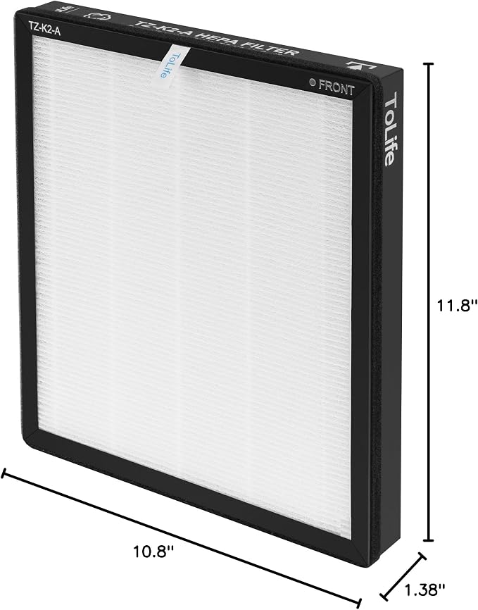 ToLife TZ-K2 Air Purifier Replacement Filter, 3-in-1 High-Efficiency Activated - Image 8