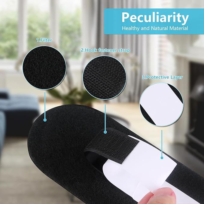 12 Pack Activated Carbon Ceiling Fan Filters, Transform Your Fan into a - Image 2