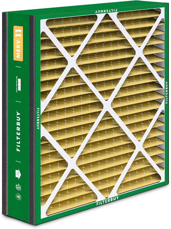 Filterbuy 20x20x5 Air Filter MERV 11 Superior Pet & Allergy Defense, - Image 9