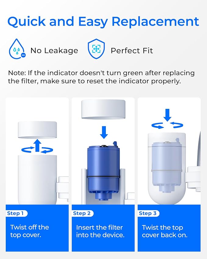 Waterdrop NSF 42 Certified Water Filter, Replacement - Image 7