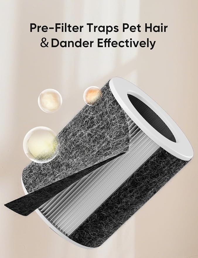 Air Purifier for Home Large Room up to 3620Ft², H13 True HEPA Air Purifiers for - Image 8