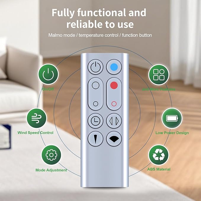 New Replace Remote Control for Dyson Pure Hot+Cool Fan Purifying Heater HP00 - Image 4