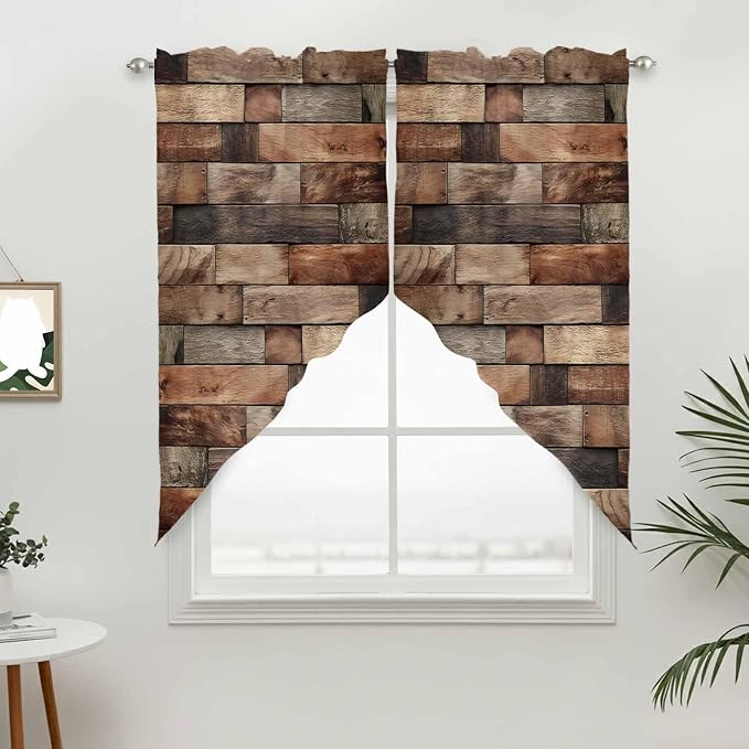Western Barn Door Swag Valances - Image 3