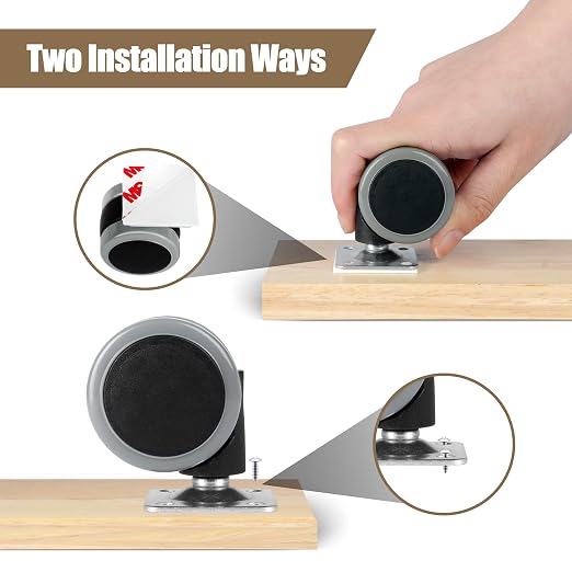 Self Adhesive Caster Wheels Set - Image 4