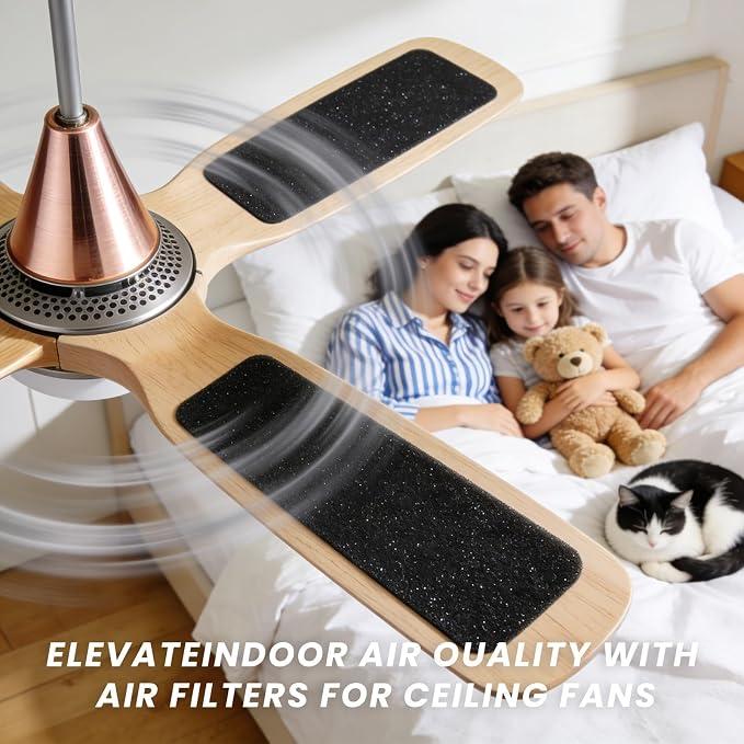 20pcs Coconut Carbon Ceiling Fan Filters - Image 8