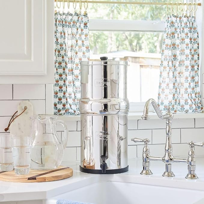 Big Berkey Gravity-Fed Stainless Steel Countertop Water Filter System 2.25 by Berkey