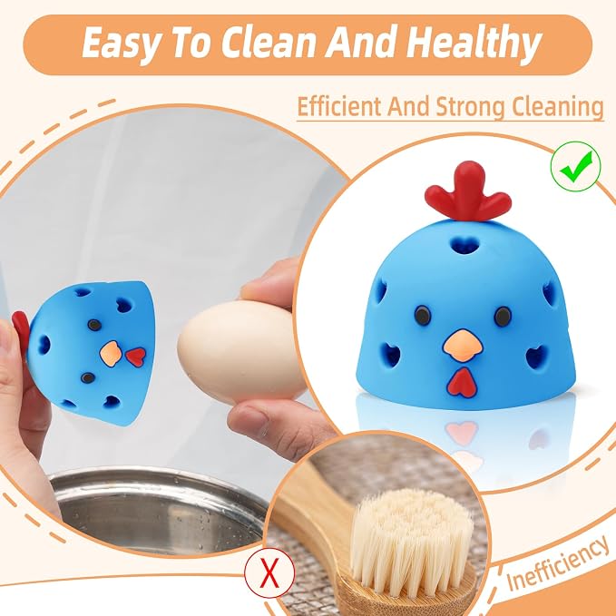 Silicone Egg Brush Cleaner, Egg Washer - Image 3
