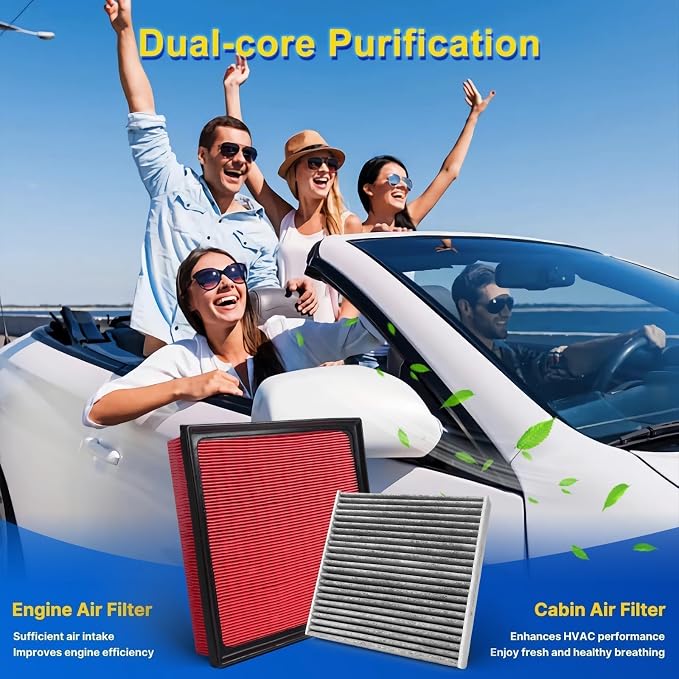 Cabin & Engine Air Filter Kit for 2019-2025 RAV4 2.5L - Image 6