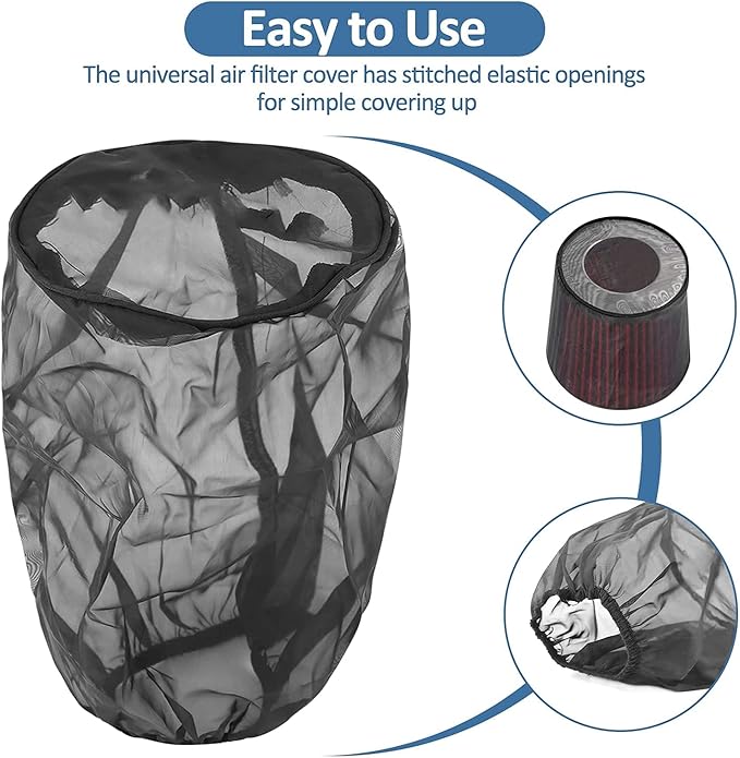 Universal Air Filter Cover, Protects High-Flow Air Intake Filters - Image 3