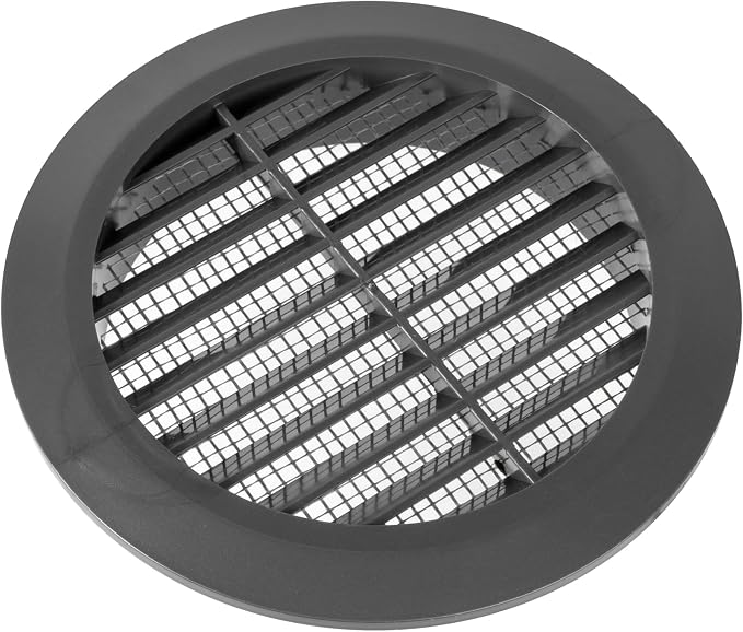 Graphite/Gray 4" Inch Round Ventilation Grille - Image 3