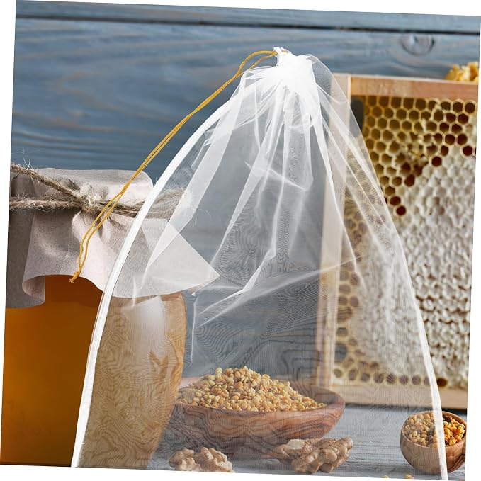 10pcs Honey Strainer Bag Wear-Resistant Mesh Filter Tool - Image 5