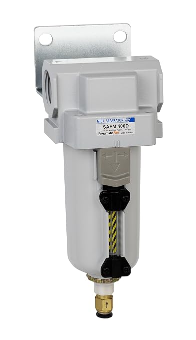 PneumaticPlus SAFM400-N06BD-MEP Compressed Air Coalescing Filter, 0.1 Micron by PneumaticPlus