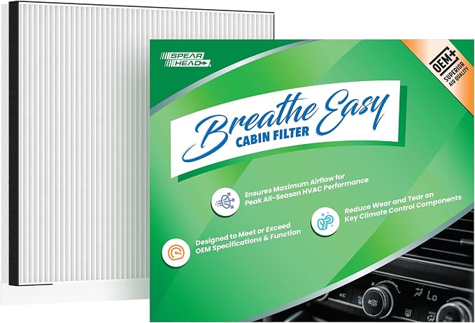 Spearhead OEM+ Particulate Breathe Easy Cabin Filter | Fits Genesis G70 G80 G90 by SPEARHEAD