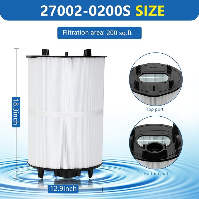 27002-0200S Pool Filter Cartridges Compatible - Image 2